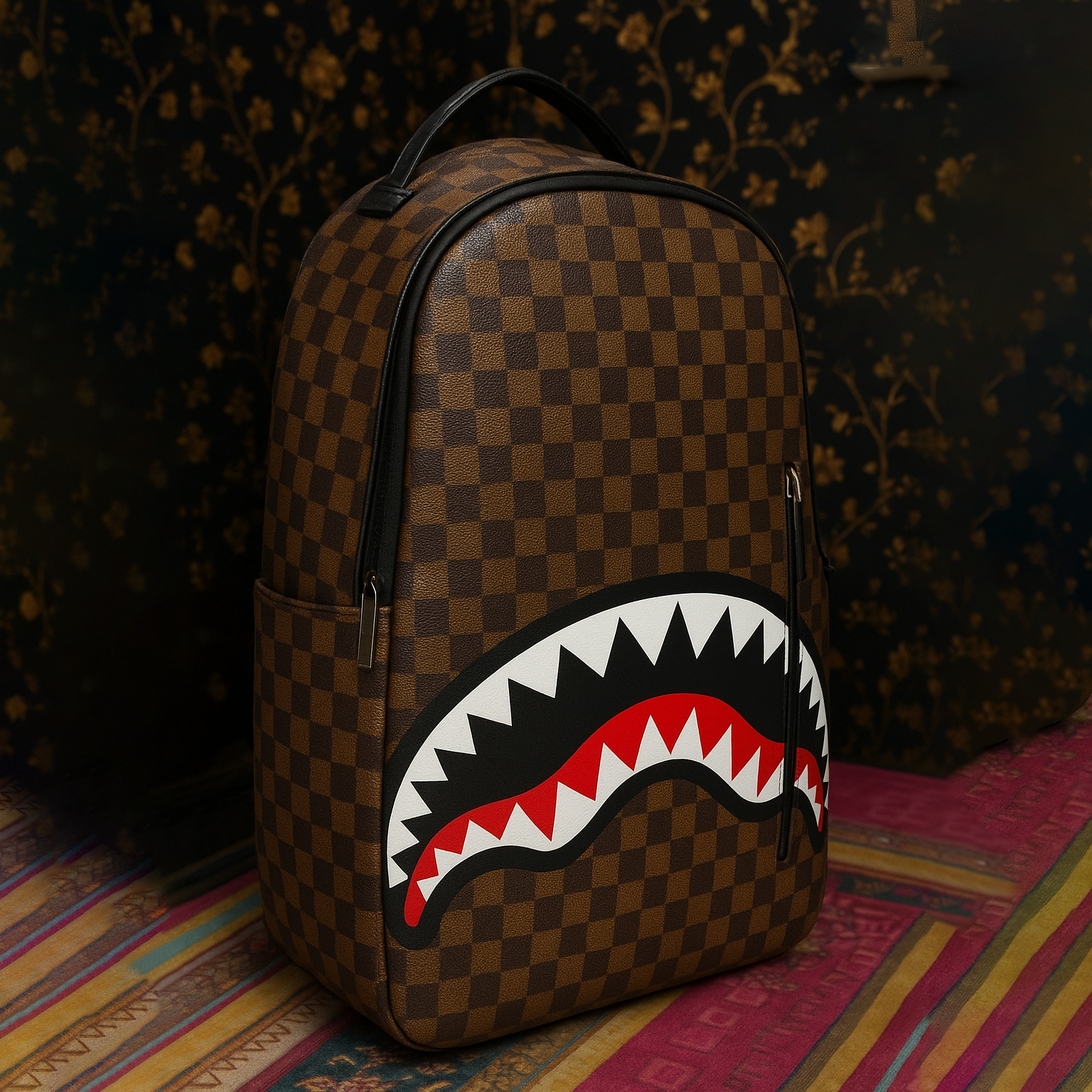 SharkBite Street Shoulder Brown Bag