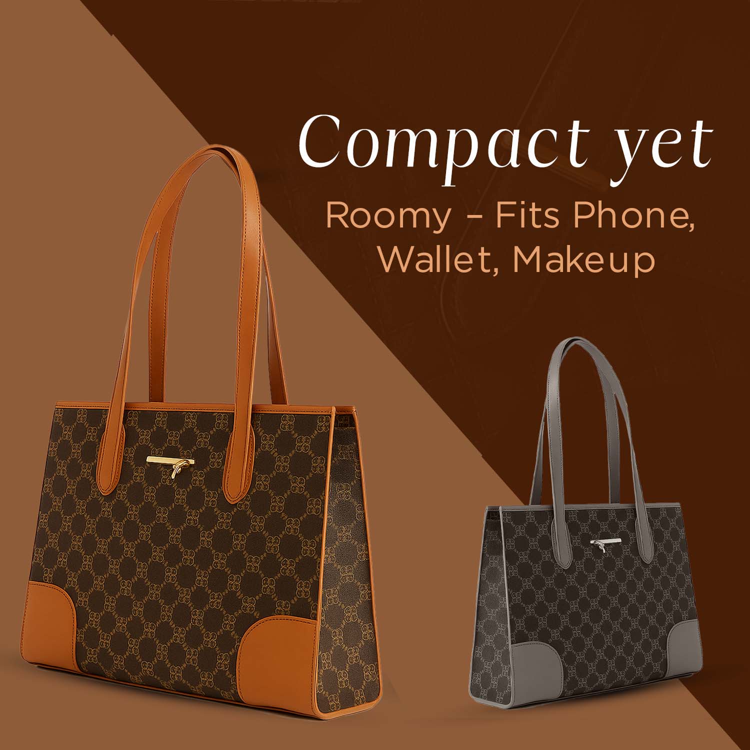 Luxury Monogram Tote Bag