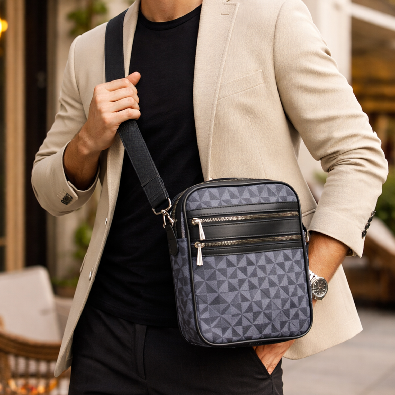 The Noir Prism Crossbody