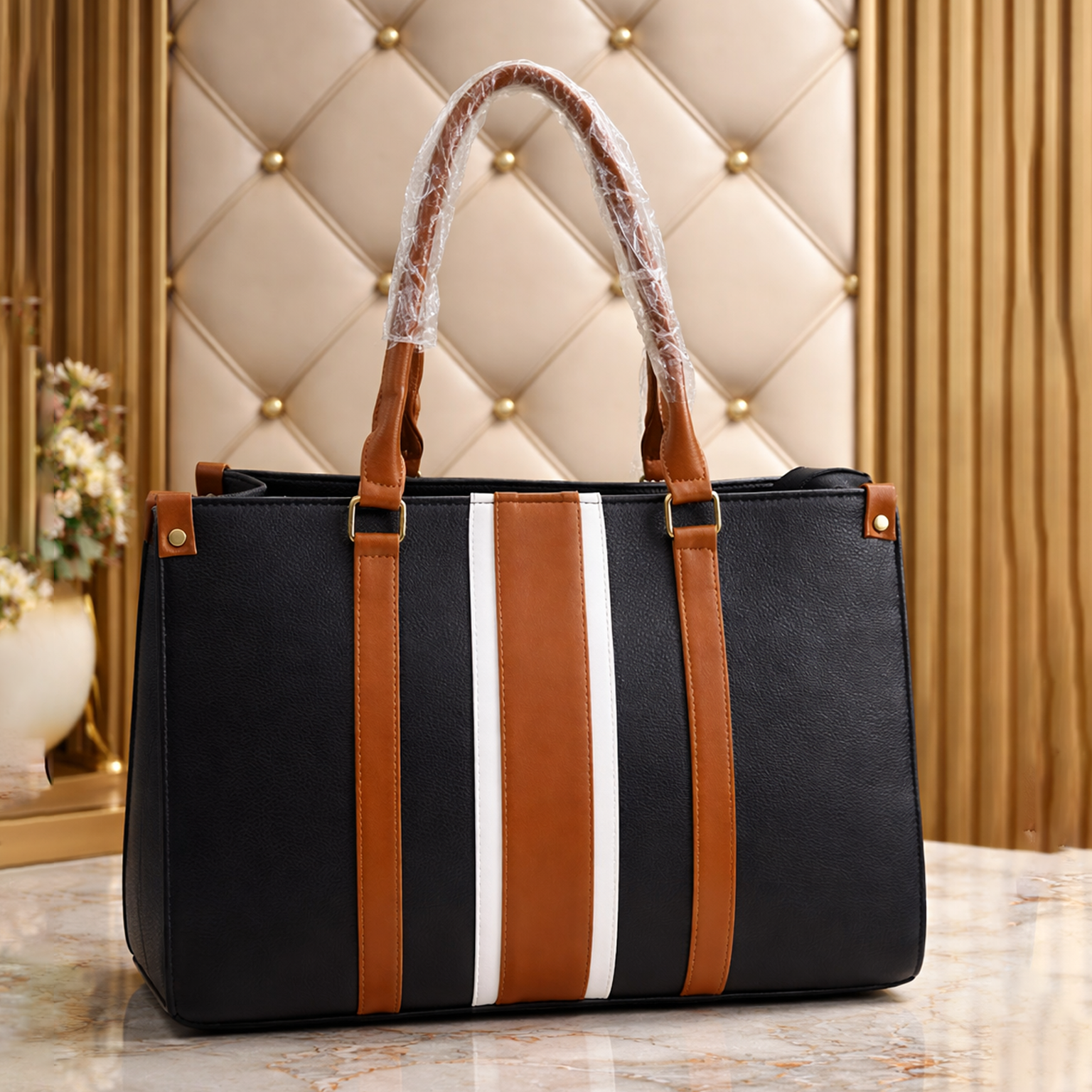 Regent Stripe Executive Tote Bag