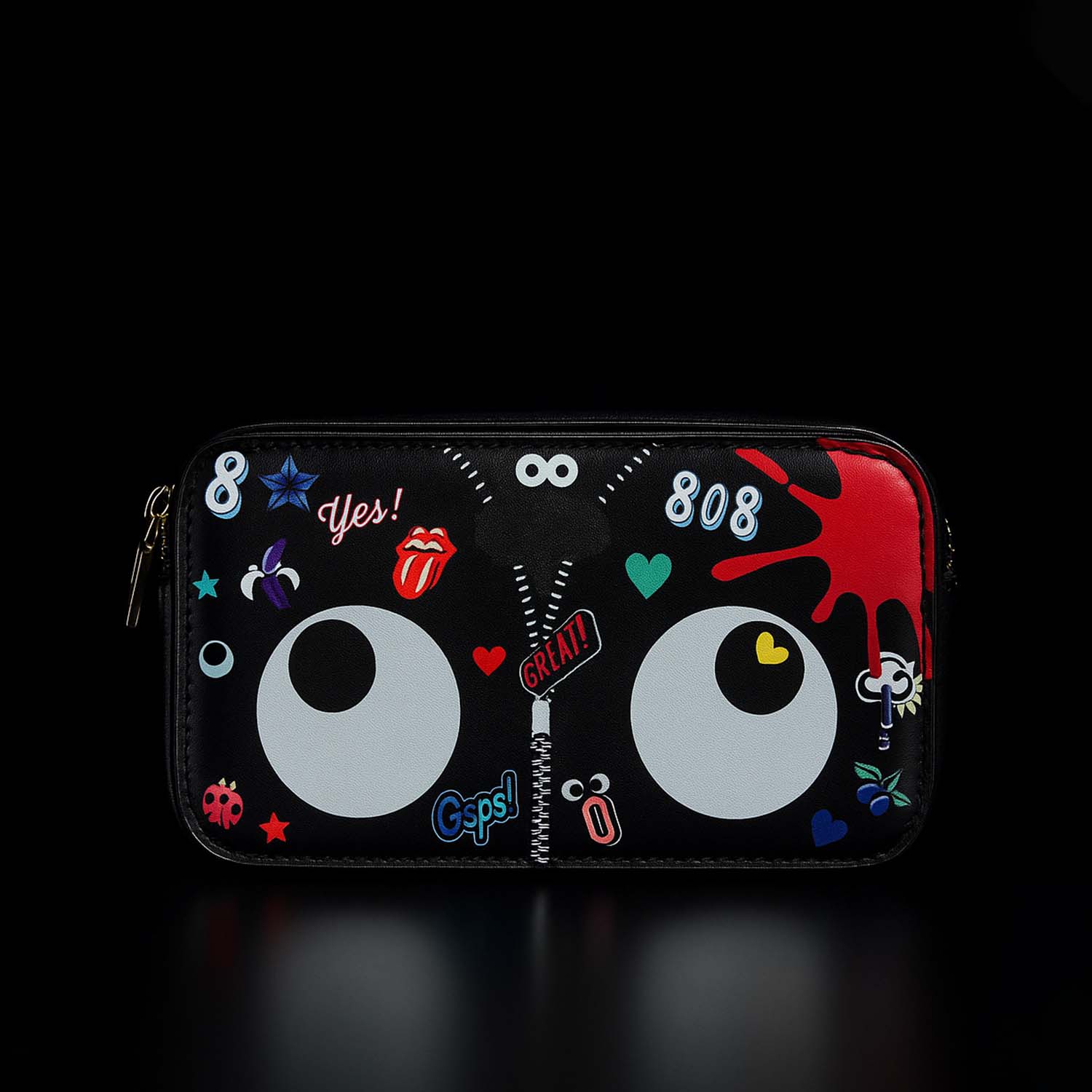 Graffiti Pop Eye Crossbody Bag