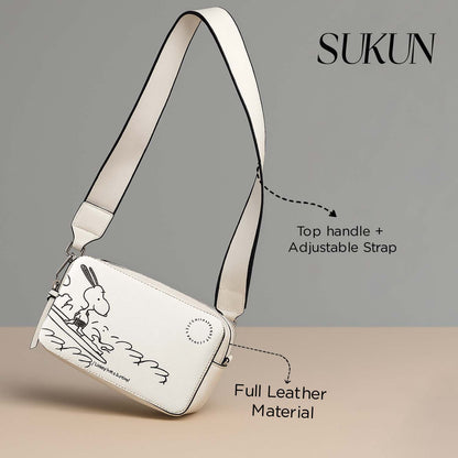 Snoopy Vibe Crossbody Bag