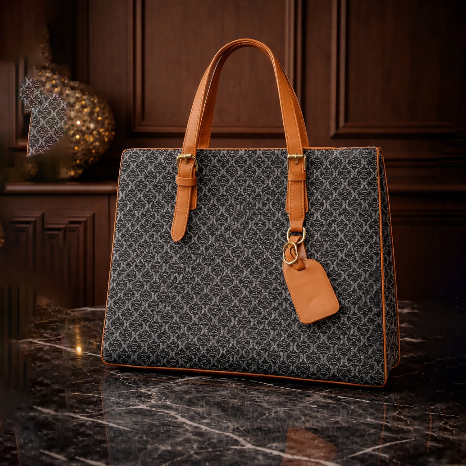 Luxury Monogram Tote Bag