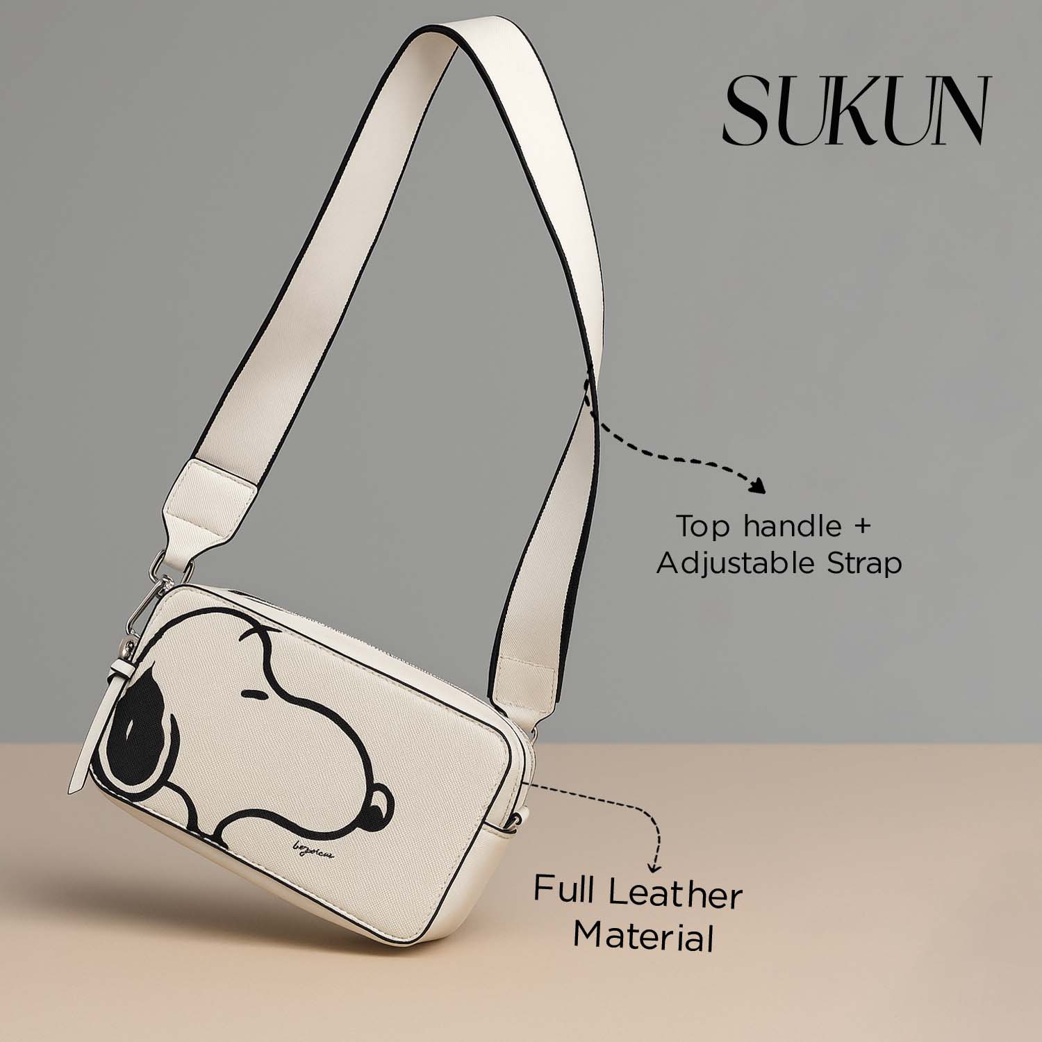 Snoopy Chic Crossbody Bag