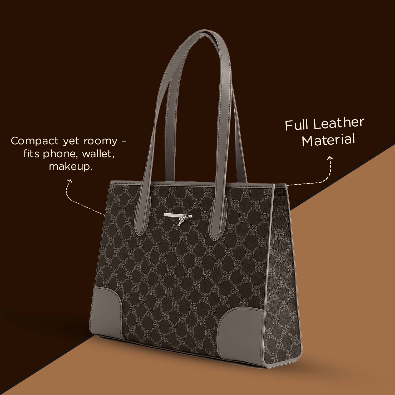 Luxury Monogram Tote Bag