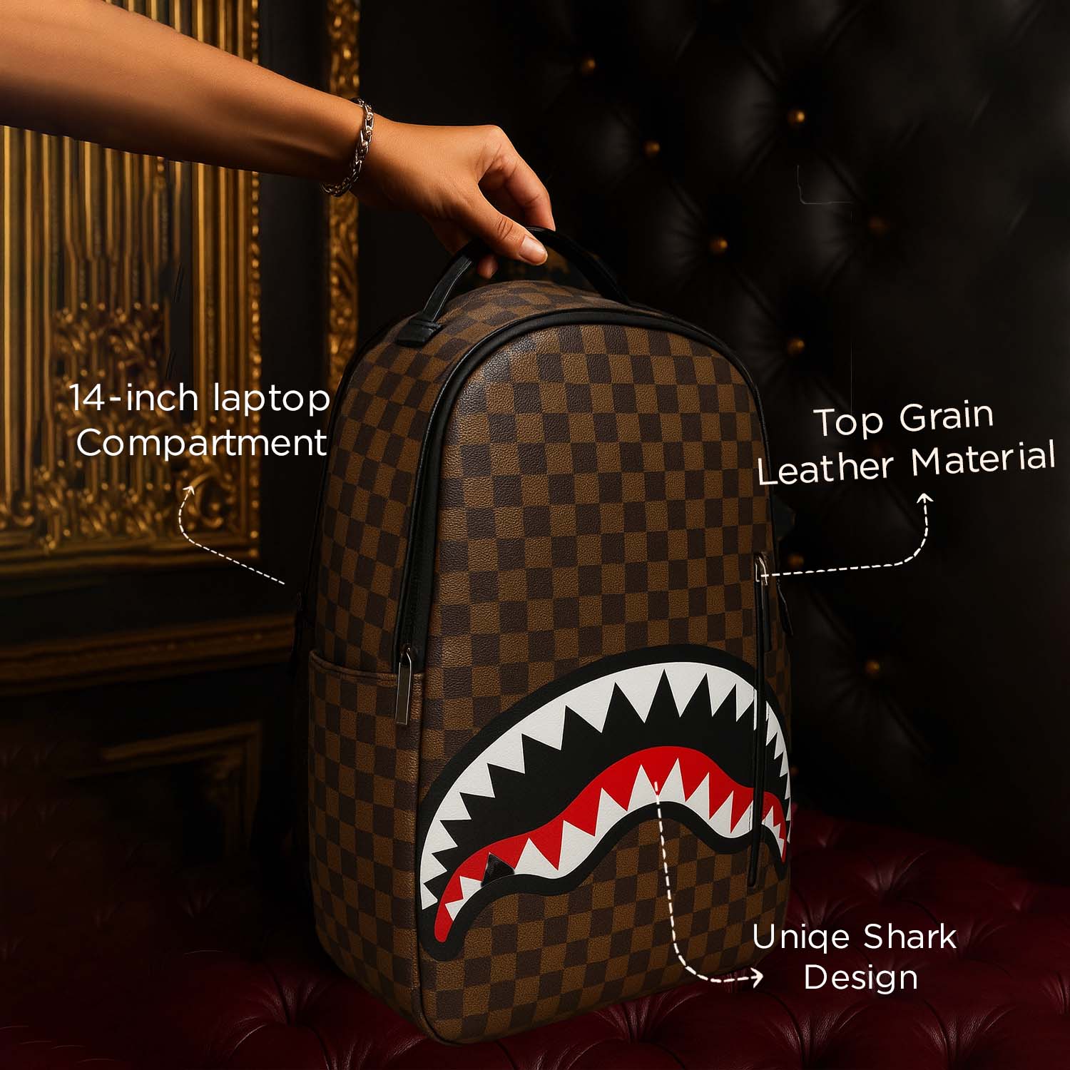 SharkBite   Street   Shoulder  Brown Bag